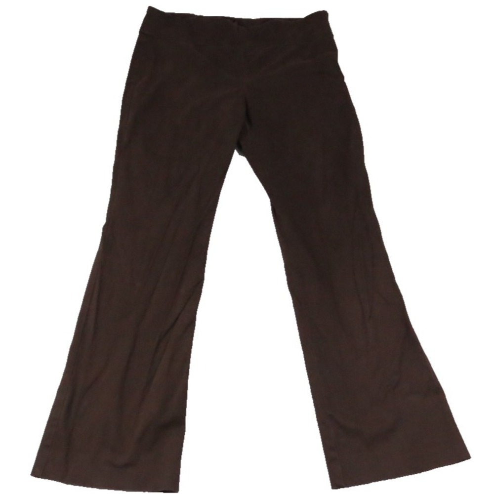 VTG RRL Ralph Lauren Womens Mid Pants 12 Brown Bootcut Stretch Cotton Y2K Flare